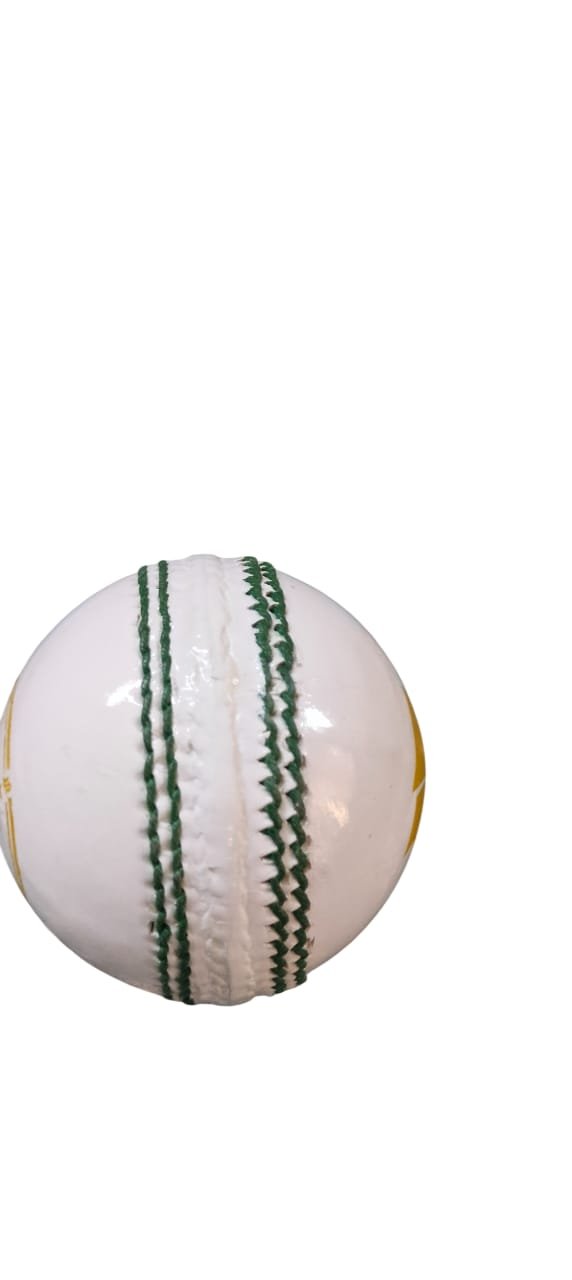 TNS T-20 Grade A Quality Cricket Leather Ball 4 Piece Leather Ball - Pack of 1,White