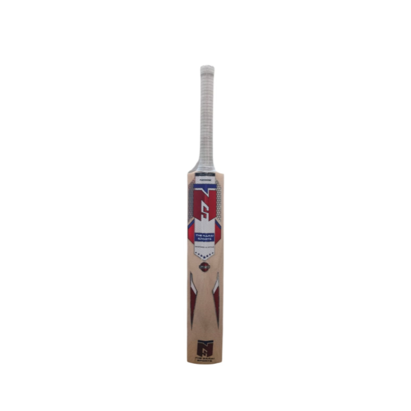 TNS Tennis ball bat-Kashmir Willow | Standard Size Cricket Bat | Lightweight | Soft & Medium Tennis Ball Play | Durable Rubber Grip | Fast Swing Groove Design