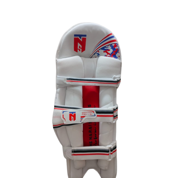 TNS Player Edition Cricket Batting Legguard (White)